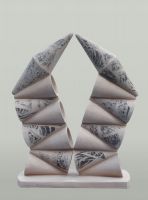Annäherung, Keramik, 2006, H 37 cm