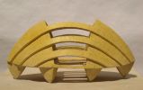 Doppelkapsel, Keramik, 2003, H 17 cm