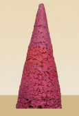 Strukturkegel I, Papier, 2013, H 46 cm